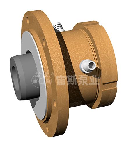 耐腐耐磨泵K型密封冷却水进入泵腔解决方案