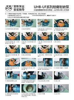 UHB-UF系列耐腐耐磨泵安装指导（K型动力密封）