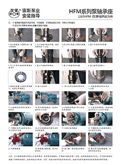 HFM系列耐腐耐磨压滤泵轴承座安装指导