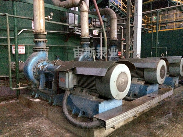 宙斯泵在芜湖富鑫钢铁脱硫工况中使用