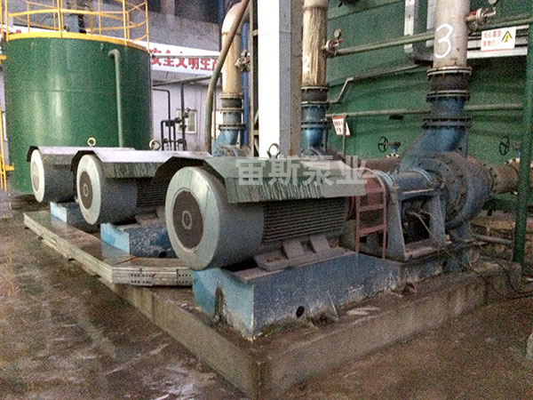 宙斯泵在芜湖富鑫钢铁脱硫工况中使用