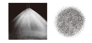 At型螺旋喷嘴喷雾形状