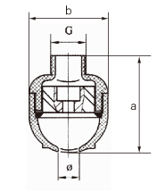 B型喷嘴安装尺寸图