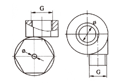 C型广角喷嘴安装尺寸图