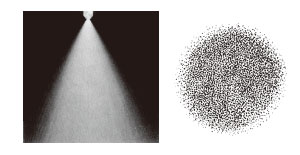 H型喷嘴喷雾形状