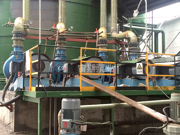 宙斯泵在铜陵旋力特钢脱硫工况中使用